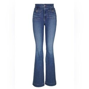 Veronica Beard Women’s Beverly Skinny Flare High Rise in Enough Said Sz 29